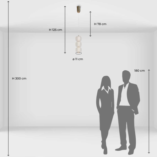 Подвесной светильник De City Мадлен 424017701 фото 7