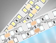 Светодиодная лента двухрядная 12В 2835 240Led 19.2Вт/м 6500K IP20 5м