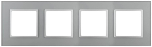 Рамка 4-постовая ЭРА Elegance 14-5104-03 Б0034526