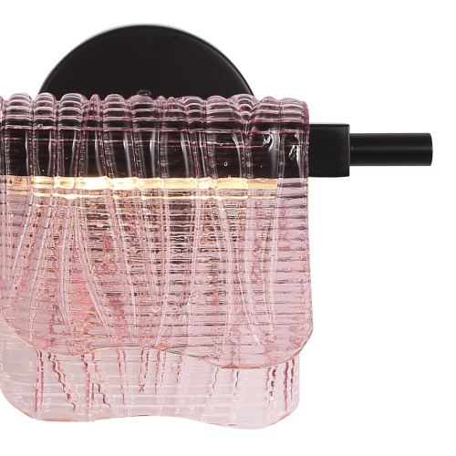 SL6021.401.06 Светильник настенный ST-Luce черный/розовый LED 1*6W 3000K VOILE фото 4