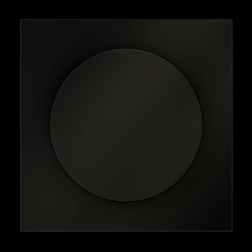 Накладка для светорегулятора поворотно-нажимного S70 (черный матовый) Voltum VLS002008 фото 2 Накладка для светорегулятора поворотно-нажимного S70 (черный матовый) Voltum VLS002008 фото 2