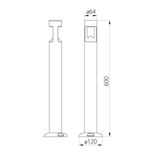 Фонарный столб Natural Concepts, Арт. NC-003249-60-SB фото 3