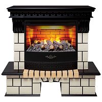 Электрокамин RealFlame Stone AO античный дуб античный дуб с очагом 3D Firestar 25,5