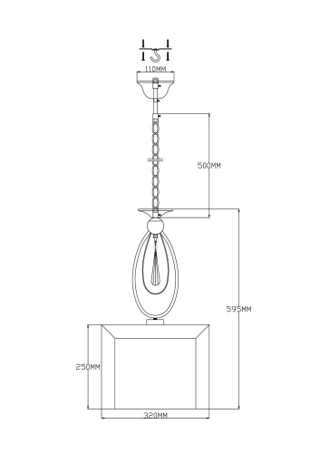 Подвесной светильник Moderli V2580-1P Dark фото 5