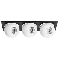 i537626262 Светильник INTERO LED 9W*3 850LM*3 24G ЧЕРНЫЙ/БЕЛЫЙ 3000K (217537+217062+217062+217062)