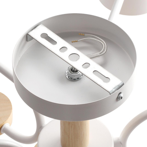 8231/6C COMFI LN26 336 белый, металл/дерево/пластик Светильник потолочный LED GX53 6*9W 220V RONDO фото 6