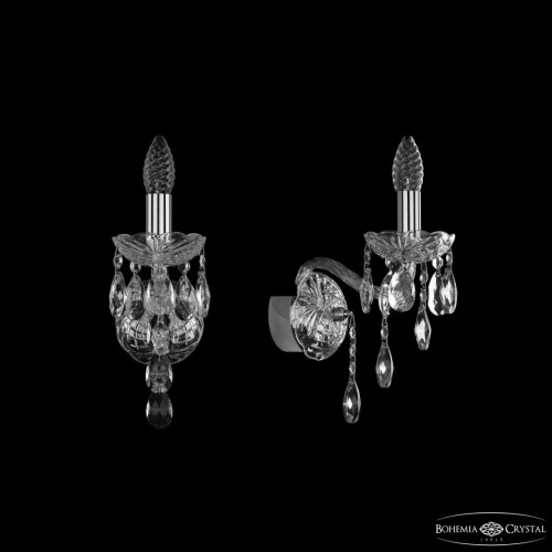 Бра хрустальные 1415B/1/141 Ni Bohemia Ivele Crystal (Богемия Ивеле Кристалл)