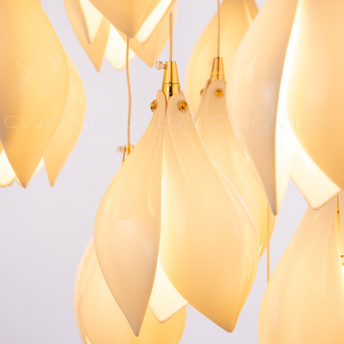 Люстра Cloyd MANGRA C19 / Ø60 см - керамика - белый (арт.10362) фото 4