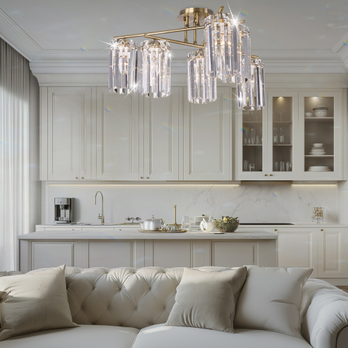 Citilux AXIS CL313263 Люстра хрустальная потолочная Бронза фото 15 Citilux AXIS CL313263 Люстра хрустальная потолочная Бронза фото 15