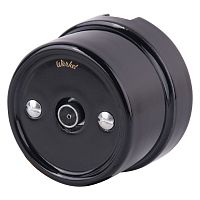 ТВ розетка  черный Ретро W5683008