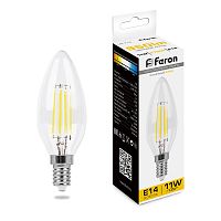 Лампа светодиодная Feron LB-713 Свеча E14 11W 230V 2700K