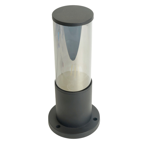 Светильник садово-парковый Feron DH1303, столб,  E27 230V, черный фото 3