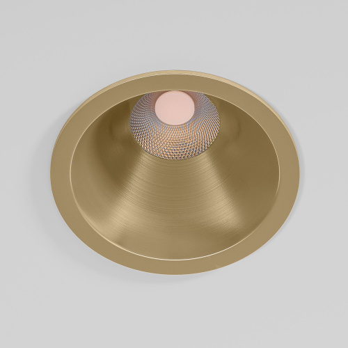 Светильник встраиваемый светодиодный Forte 15W 4000K латунь 25071/LED фото 3