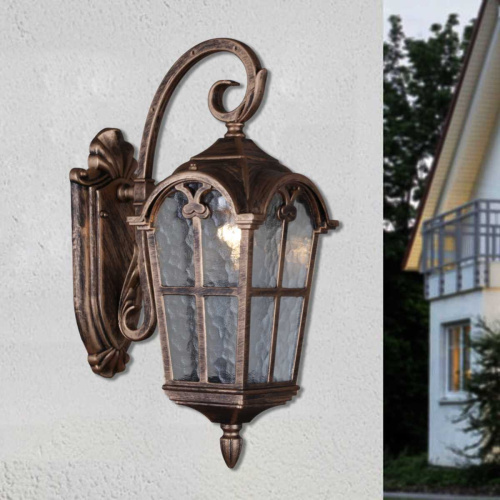 Уличный светильник Reluce 08306-9.2-001U BKG фото 2