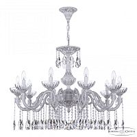 Люстра с хрустальными подвесками AL79101/10/300 A WMN P Clear/M-1H Bohemia Ivele Crystal (Богемия Ивеле Кристалл)