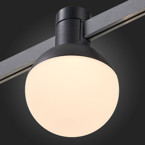 ST815.406.05 Магнитный трековый светильник FARM Черный LED 1*5W 3000K 78Lm Ra90 120 IP20 D75xH109 24 FARM фото 6