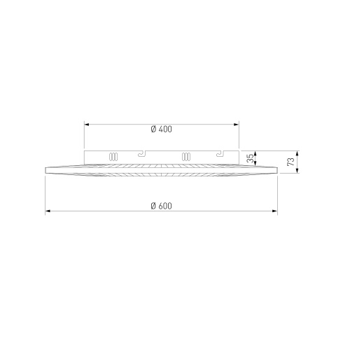 Потолочный светодиодный светильник с тканевым рассеивателем 101003 LED фото 5 Потолочный светодиодный светильник с тканевым рассеивателем 101003 LED фото 5