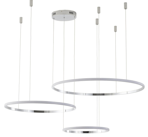 Люстра подвесная светодиодная хром LED 120Вт D40+60+80см Zortes RINGOLIGHT ZRS.33321.120F Люстра подвесная светодиодная хром LED 120Вт D40+60+80см Zortes RINGOLIGHT ZRS.33321.120F