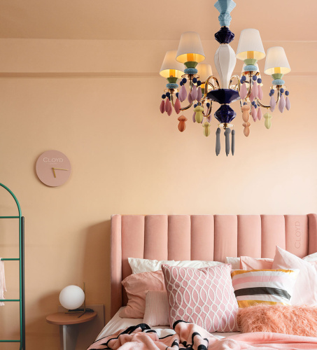 Люстра Cloyd LOTTIE-A C6 / Ø56 см- цветная керамика - золото (арт.11043) Люстра Cloyd LOTTIE-A C6 / Ø56 см- цветная керамика - золото (арт.11043)