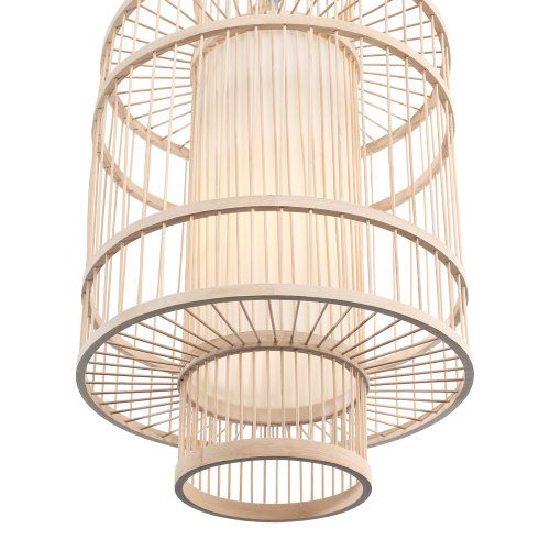 SL6241.523.01 Светильник подвесной ST-Luce Древесный/Белый E27 1*40W ALMA фото 4