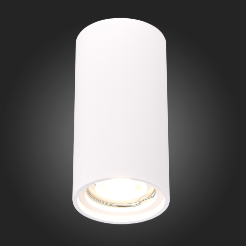 ST155.502.01 Светильник потолочный Белый GU10 1*50W IP20 D70xH140 180-240V Без ламп Накладные светильники фото 4