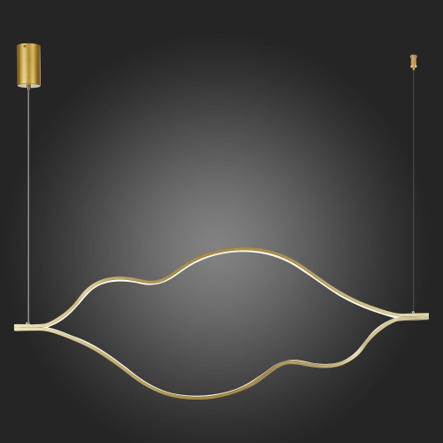 SL6106.203.56 Светильник подвесной ST-Luce Золотистый/Белый LED 1*56W 4000K CORTILE фото 5