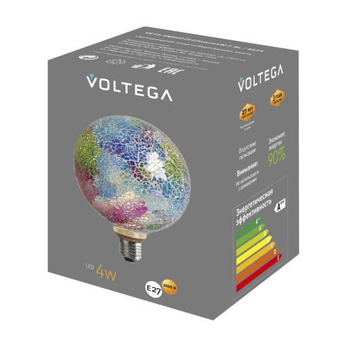 Лампа светодиодная филаментная Voltega 271 E27 4W 3000K 8573 фото 6 Лампа светодиодная филаментная Voltega 271 E27 4W 3000K 8573 фото 6