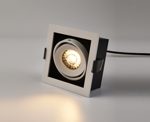 DL 3032 white 4000K светильник встраиваемый поворотный фото 6