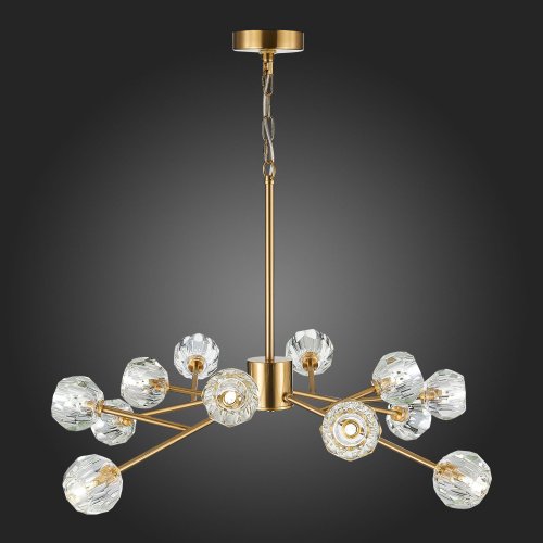 SL1166.303.12 Светильник подвесной ST-Luce Латунь/Прозрачный G9 LED 12*5W ROMANO фото 9