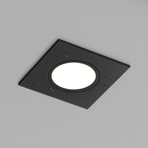 DK3102-BK Встраиваемый влагозащищенный светильник, IP65, до 10 Вт, LED, GU5,3, черный фото 4