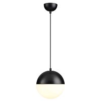 4958/1A PENDANT ODL22 393 черный/металл/белый/стекло Подвес E27 1*40W PINGA