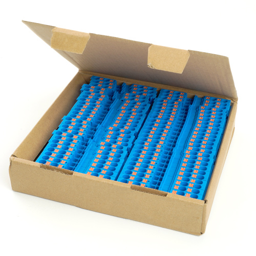 Зажим пружинный, 4-проводной проходной ЗНИ - 4 ,JXB PT 4 , синий LD574-2-40 фото 5