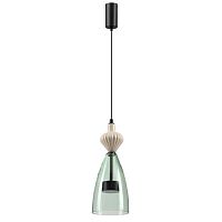 5046/12LC L-VISION ODL24 369 черный/зеленый/металл/стекло/керамика Подвес LED 12W 4000К 1400Лм PALLETA