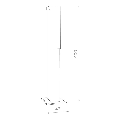 SL096.405.02 Светильник уличный наземный ST-Luce Черный/Белый LED 1*6W 4000K POSTO фото 10