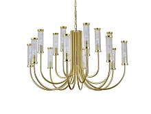 Подвесная люстра Newport 4558+4+4/C mat.gold М0071545