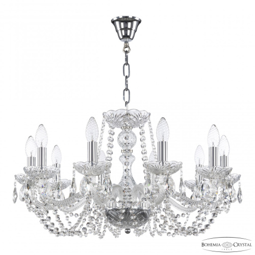 Люстра хрустальная 119/10/240 Ni Bohemia Ivele Crystal (Богемия Ивеле Кристалл)
