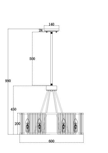 Подвесной светильник Maytoni MOD087PL-06G фото 2 Подвесной светильник Maytoni MOD087PL-06G фото 2