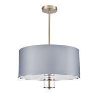 8108/5C MODERNI LN26 182 латунь титаниум/серый, металл/текстиль/стекло Люстра потолочная E14 5*40W 220V DAMONA