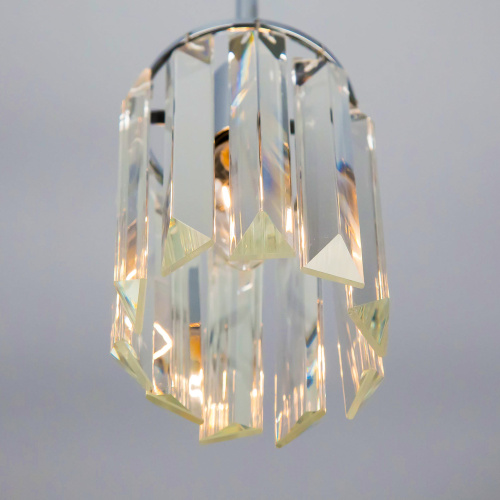 Citilux Синди CL330111 Подвесной хрустальный светильник Хром фото 8 Citilux Синди CL330111 Подвесной хрустальный светильник Хром фото 8