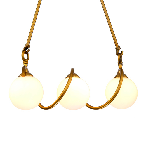 Люстра KG1212P-3 brass фото 3