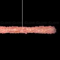 Подвесной светильник Cloyd EDEL-D P1 / шир. 120 см - кварц - хром (арт.12543)
