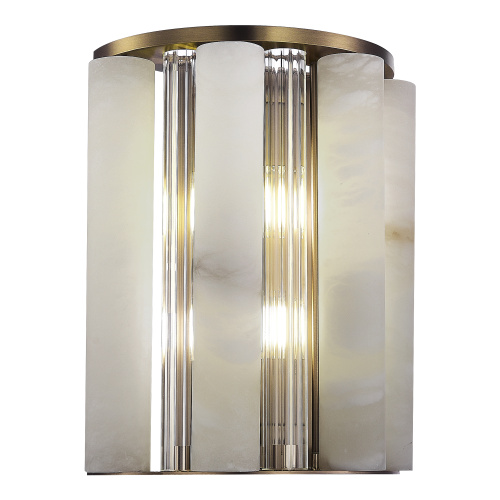 SL1516.301.02 Светильник настенный ST-Luce Бронза, Прозрачный/Белый алебастр G9 2*5W DELIGHT фото 3