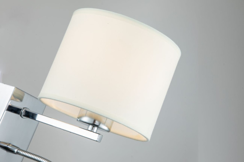 Настенный светильник Escada 552/A LED*1W+E27*60W Chrome/White фото 4 Настенный светильник Escada 552/A LED*1W+E27*60W Chrome/White фото 4