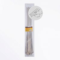 Хомут стальной STEKKER SSCTE79-500 7.9х500мм, d пучка max 150мм, нагрузка 120кг, серый, упаковка 25 шт