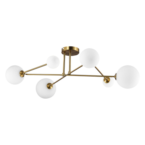 SLE2211-302-06 Светильник потолочный Латунь/Белый G9 LED 6*5W FANTINI фото 5