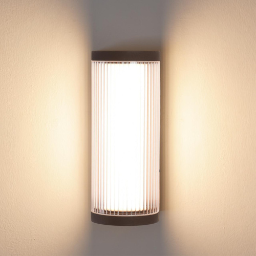 7180/12WL NATURE ODL26 663 Настенный светильник коричневый/акрил/металл IP65 LED 12W 750Лм 3000K 162° 220-240V CORTENA фото 4