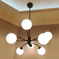 Люстра Cloyd TAOS-A C8 / Ø80 см - черный (арт.10168)