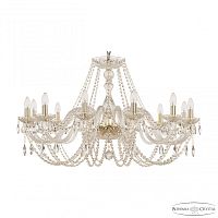 Люстра хрустальная 101/12/360 G Bohemia Ivele Crystal (Богемия Ивеле Кристалл)