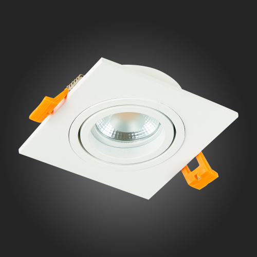 ST251.508.01 Св-к встр. Белый GU10 1*50W  IP20 L92xW92xH27 220V Без ламп Встраиваемые светильники фото 6