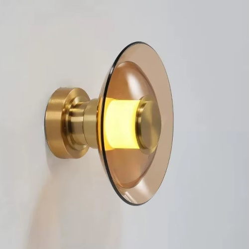 Настенный/Потолочный светильник 8665W/S gold/amber фото 4